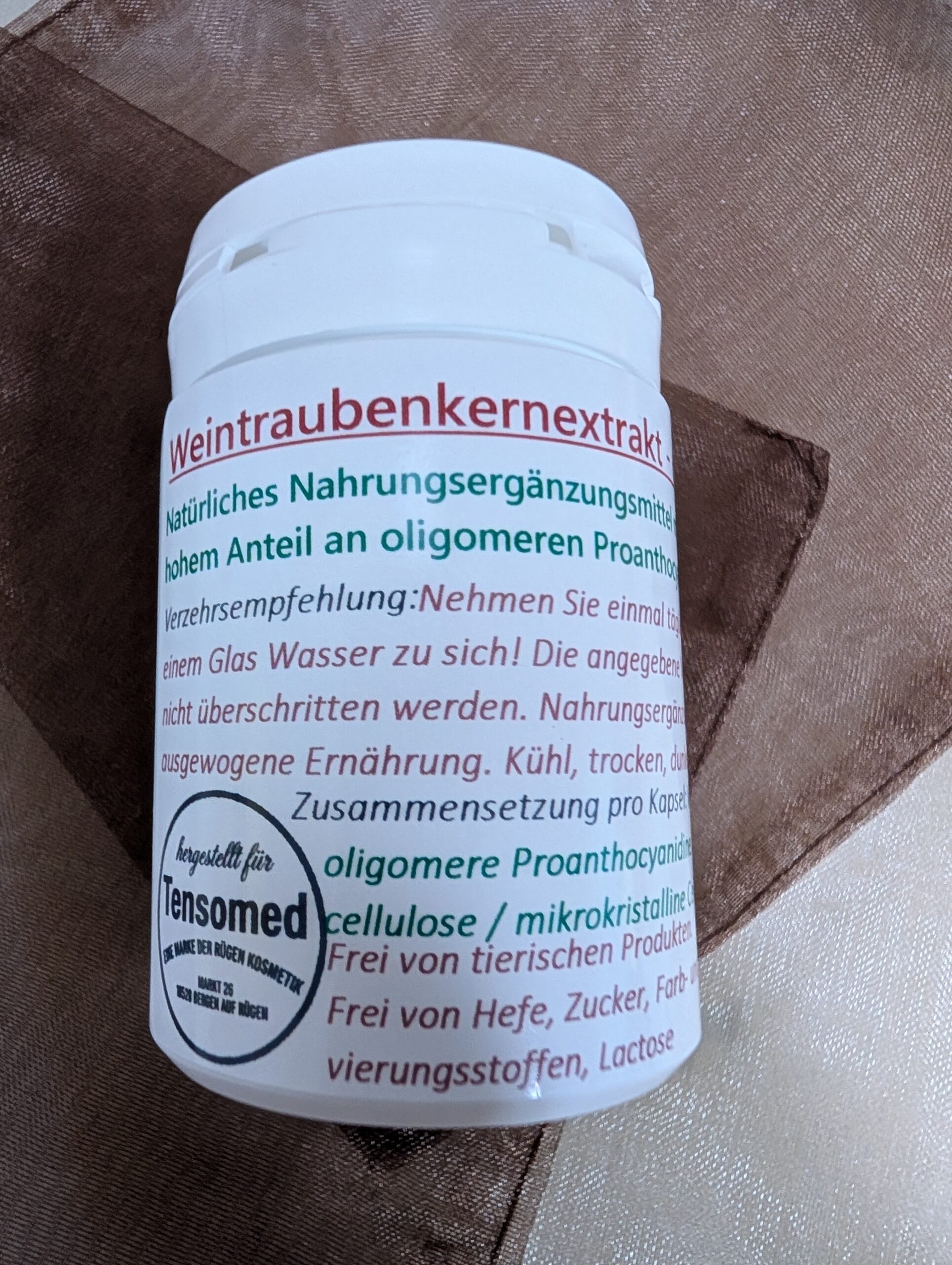 Tensomed Phyto Weintraubenkernextrakt